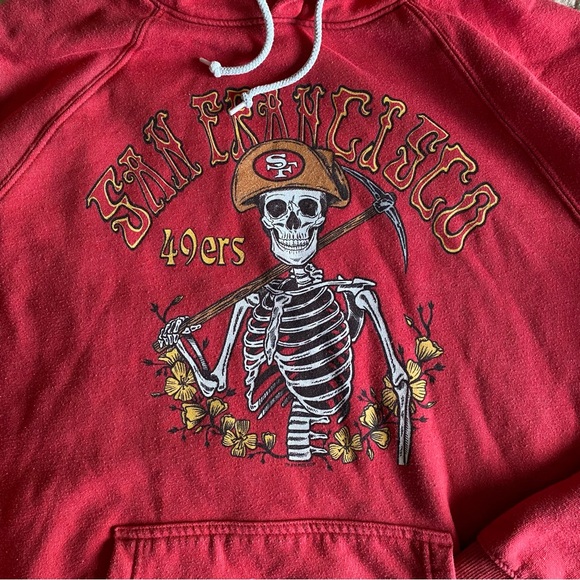 NFL x Grateful Dead x 49ers Hoodie - Picture 3 of 5